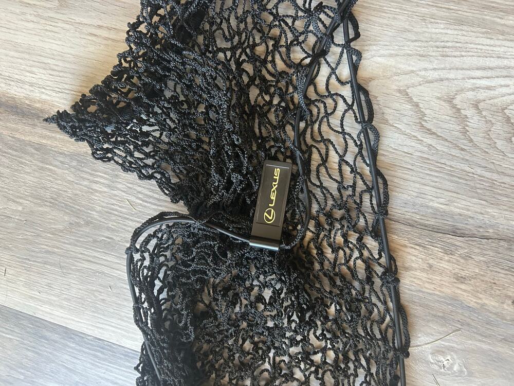 Genuine Lexus OEM TrunkCargo Net Organizer Black Mesh HeavyDuty Regular Envelope